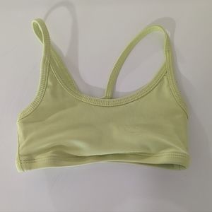 Fabletics chartreuse sports bra 12M